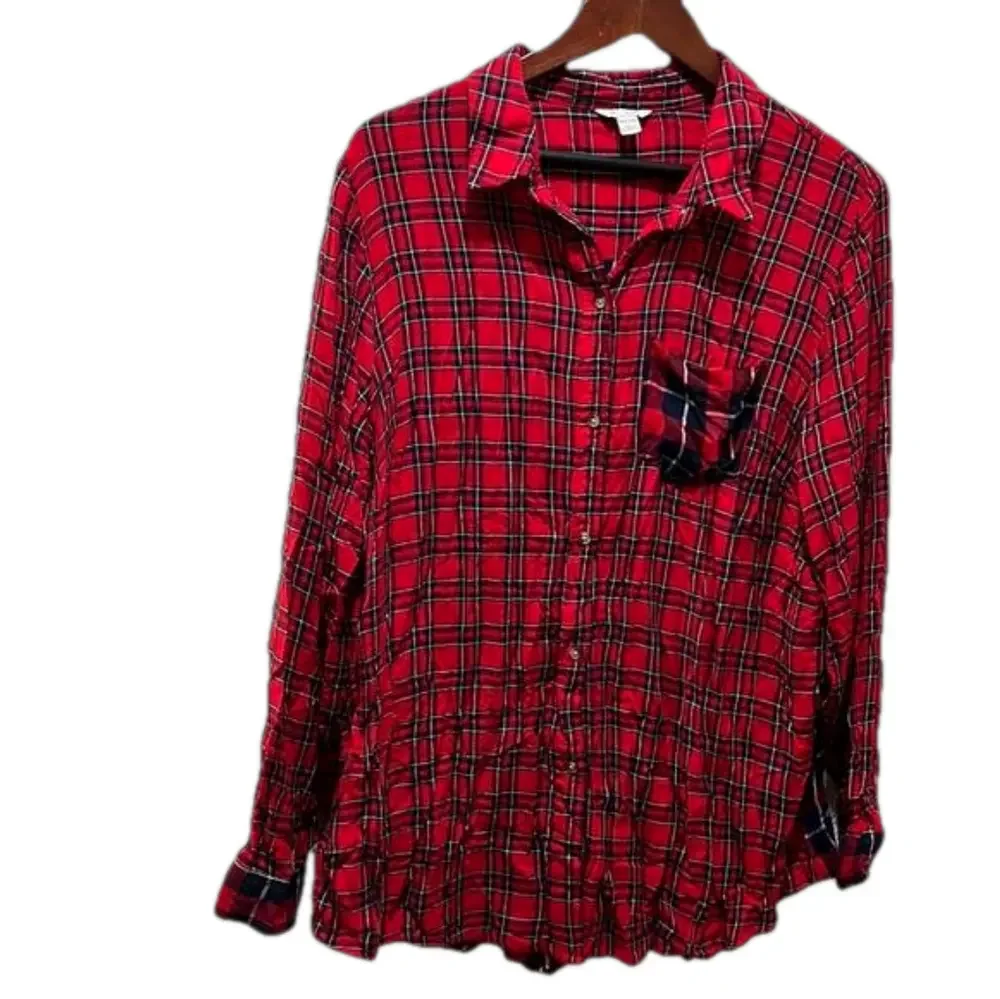 EST 1946 women’s long sleeve shirt size 18/20W GUC - Picture 1 of 8